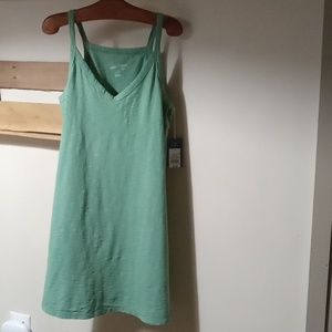 UNIVERSAL THREAD GREEN SLEEVELESS TANK STYLE DRESS SZ S NWT